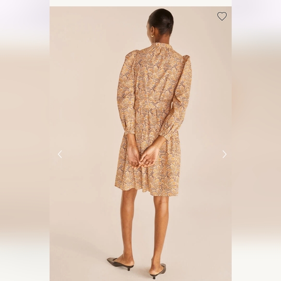 Rebecca Taylor Speckled Fluer Puff Sleeve Dress - Picture 3 of 11